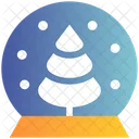 Christmas Tree Magic Ball Icon