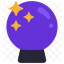 Crystal Ball Decoration Magic Icon