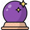 Crystal Ball Witchcraft Wizard Icon
