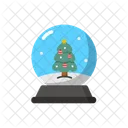 Crystal Ball Decoration Christmas Icon