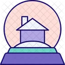 Crystal Ball Christmas Gift Icon