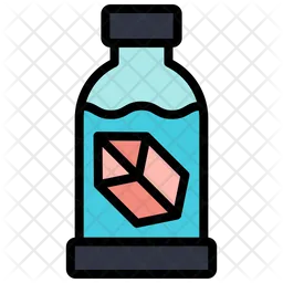 Crystal In Bottle  Icon