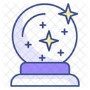 Crystal Orb Crystal Ball Decoration Icon