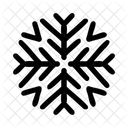 Snowflake Lines Sharp Icon