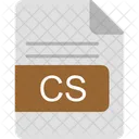Cs Archivo Formato Icono