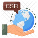 Csr Corporate Social Responsibility Corporate Conscience Icon