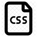 Css File Coding Icon