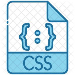 Css Icon - Download in Colored Outline Style