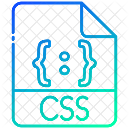 Css Icon - Download in Gradient Style