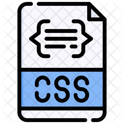 Css Icon - Download in Colored Outline Style