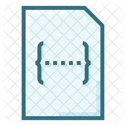 Css Icon - Download in Colored Outline Style