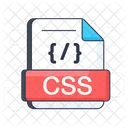 CSS CSS Datei Dateiformat Icon