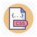 CSS Dokument Dokument Erweiterung Icon