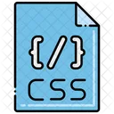 CSS Dokument CSS Datei Dokument Icon