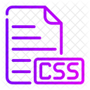 Css File Format Extension Icon
