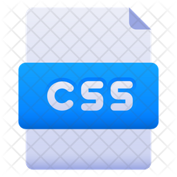 CSS File Icon - Download in Gradient Style