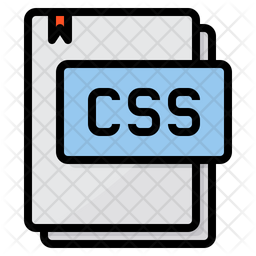 Css File Icon - Download in Colored Outline Style