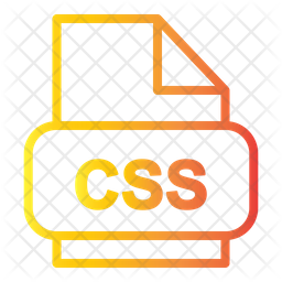 Css File Icon - Download in Gradient Style