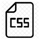 Css File Format Icon