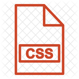 Css File Icon - Download in Line Style