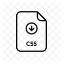 CSS ファイルのダウンロード  アイコン