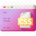 Css File Coding Icon