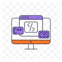 Css File Coding Icon