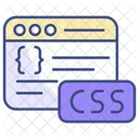 Css File Coding Icon