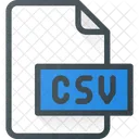 CSV  Icône