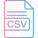 Csv File Format Icon
