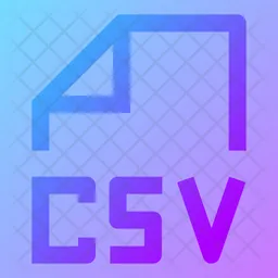 CSV  Icône