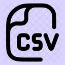 CSV  아이콘