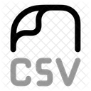 CSV  Icône