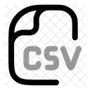 CSV  Icône