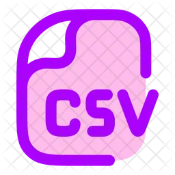 CSV  Icône