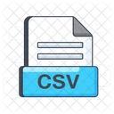 Csv Csv File File Format Icon