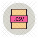 File Type Csv File Format Icon