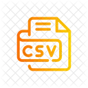 Csv Format Archive Icon