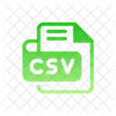 Csv Format Archive Icon