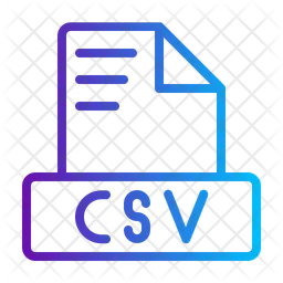 Csv カンマ区切り値  アイコン