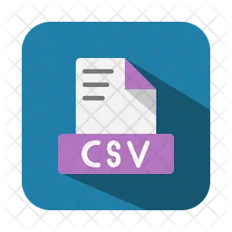 Csv カンマ区切り値  アイコン