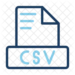 Csv カンマ区切り値  アイコン