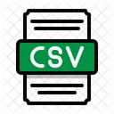 Csv File Document Icon