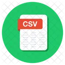 CSV Datei CSV Ordner CSV Dokument Symbol