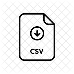 Csv-Datei herunterladen  Symbol