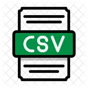 Csv Datei Dokument Symbol