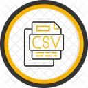Csv File File Format File Icon