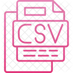 Csv file  Icon