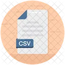 Csv Csv File File Format Icon