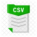File Csv Document Icon